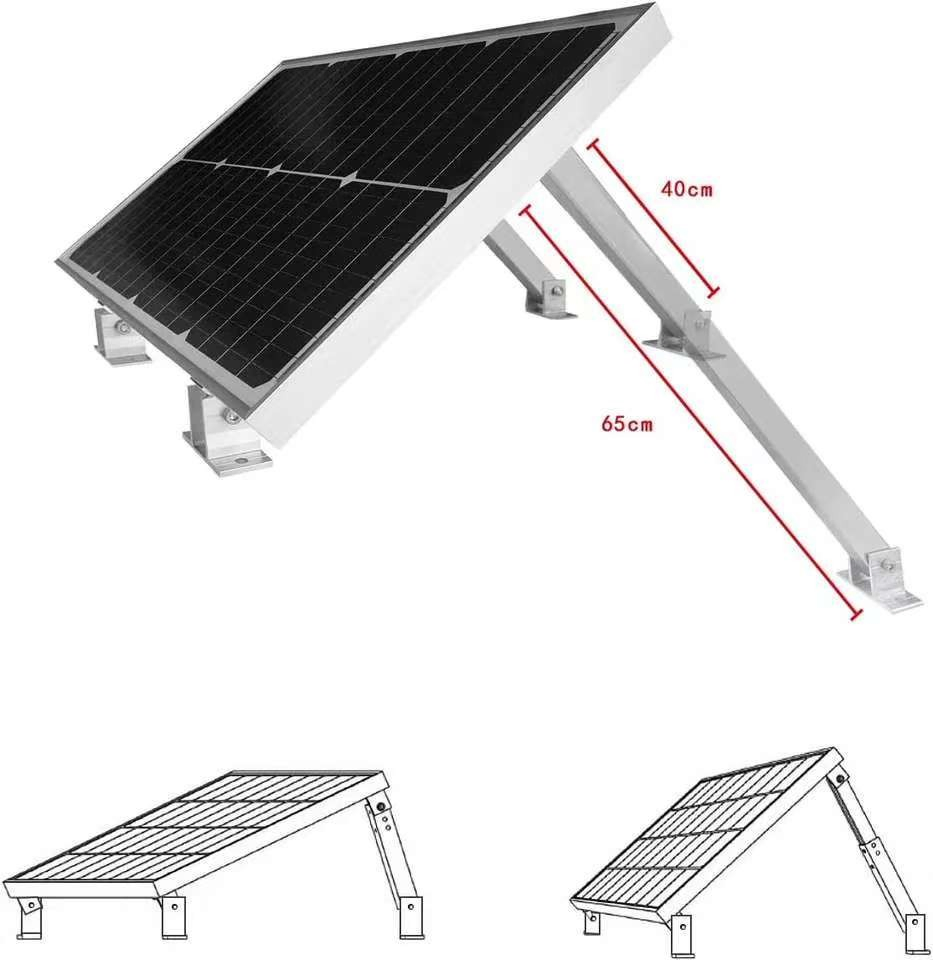 Solar Panel Flat Roof Mounting 2000watts Kit PV Mount Racking Companies Hook Bracket