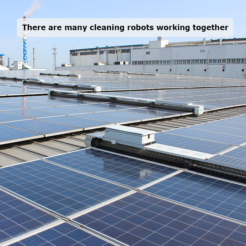 Battery-Powered Solar Cleaning Robot - Teamants Solar Panel Maintenance