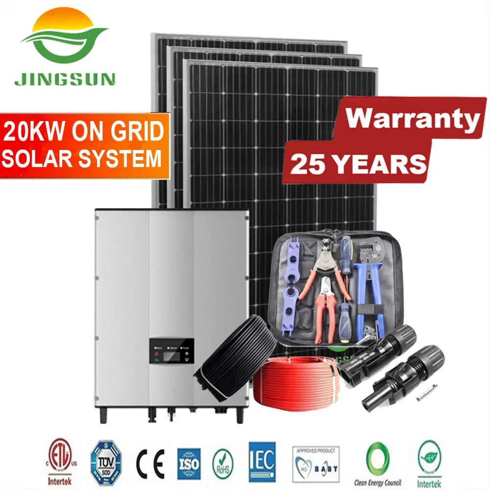Grid Tied 20kw 30kw Solar Energy System Home Solar Power System
