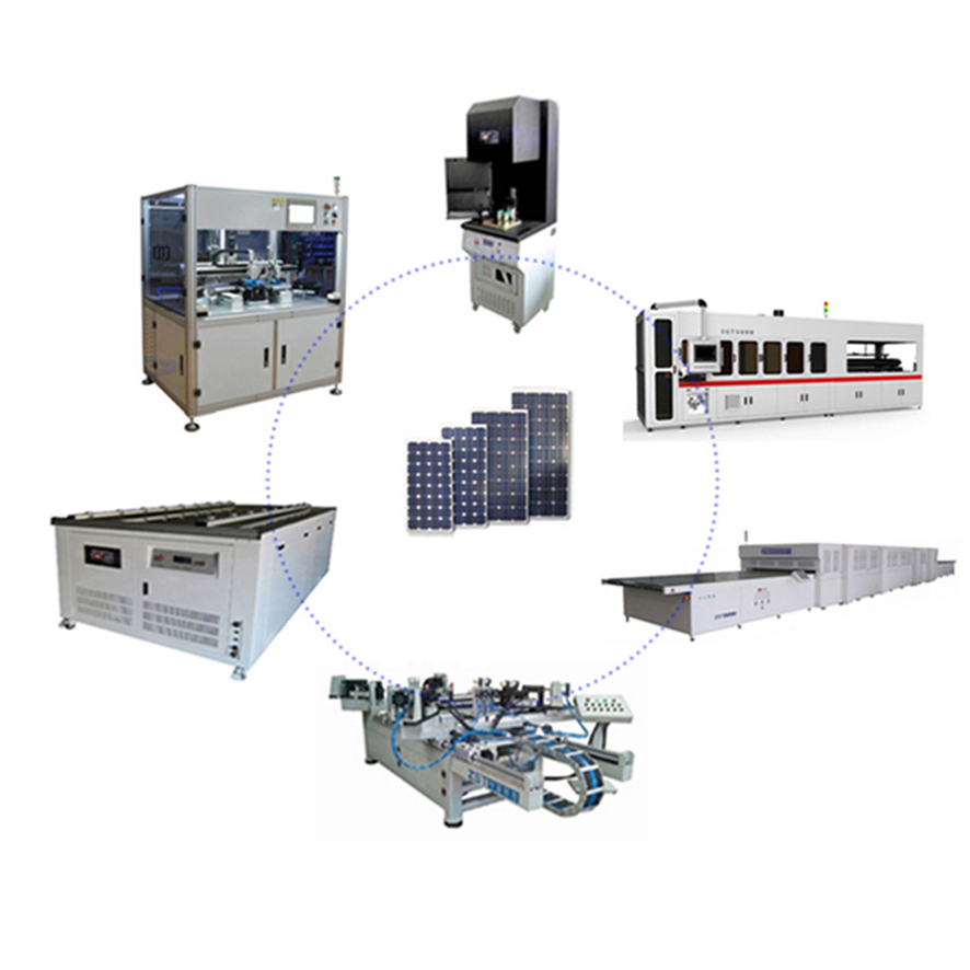 Chinese Equipment for Manufacturing Solar Panels PV Module Production Line