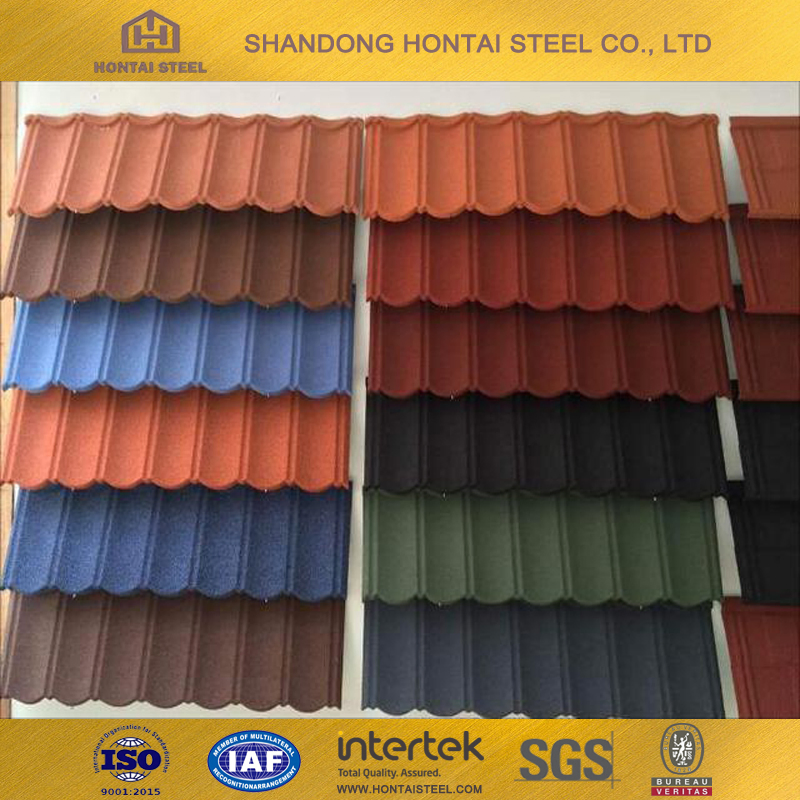 Fish Scale Tile Solar Decorative Roof Tile Colour Stone-Coated Metal Roofing