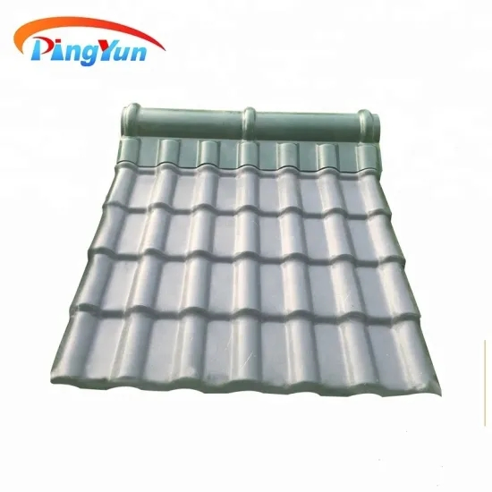 Latest Fashion Spanish Style Brick PVC Solar Panels Roof Tiles