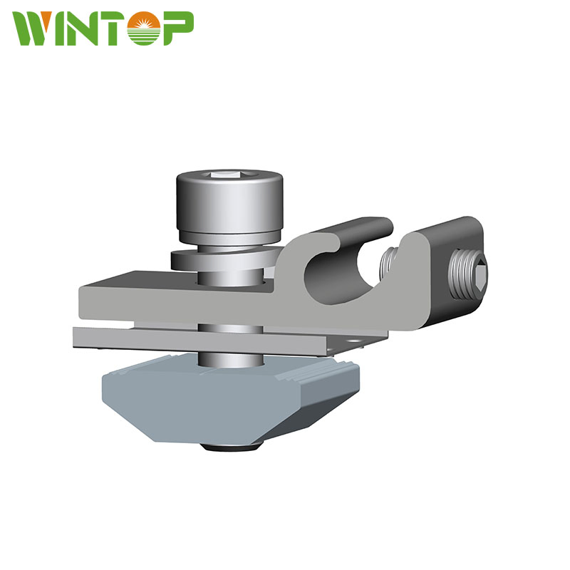 Solar Panel Mounting Components Copper Grounding Lugs