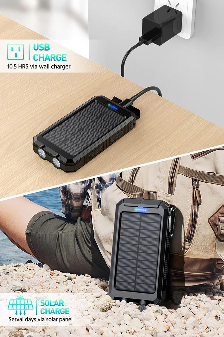 Power Banks Portable Solar Charger 10W 20000mAh Power Station