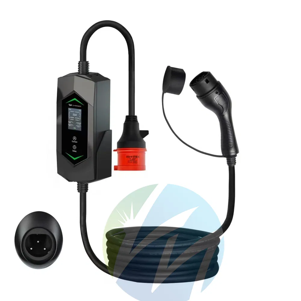 AC Portable Home Use Electric Vehicle Chargers 3.5kw7kw14kw 16A32A40A Mobile Electric Car Home Charging Solar Charger Type1type2 Gbt EV Car Charger