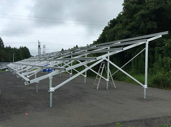 Solar PV Ground Mounting Solar Panel Bracket Pole Mount