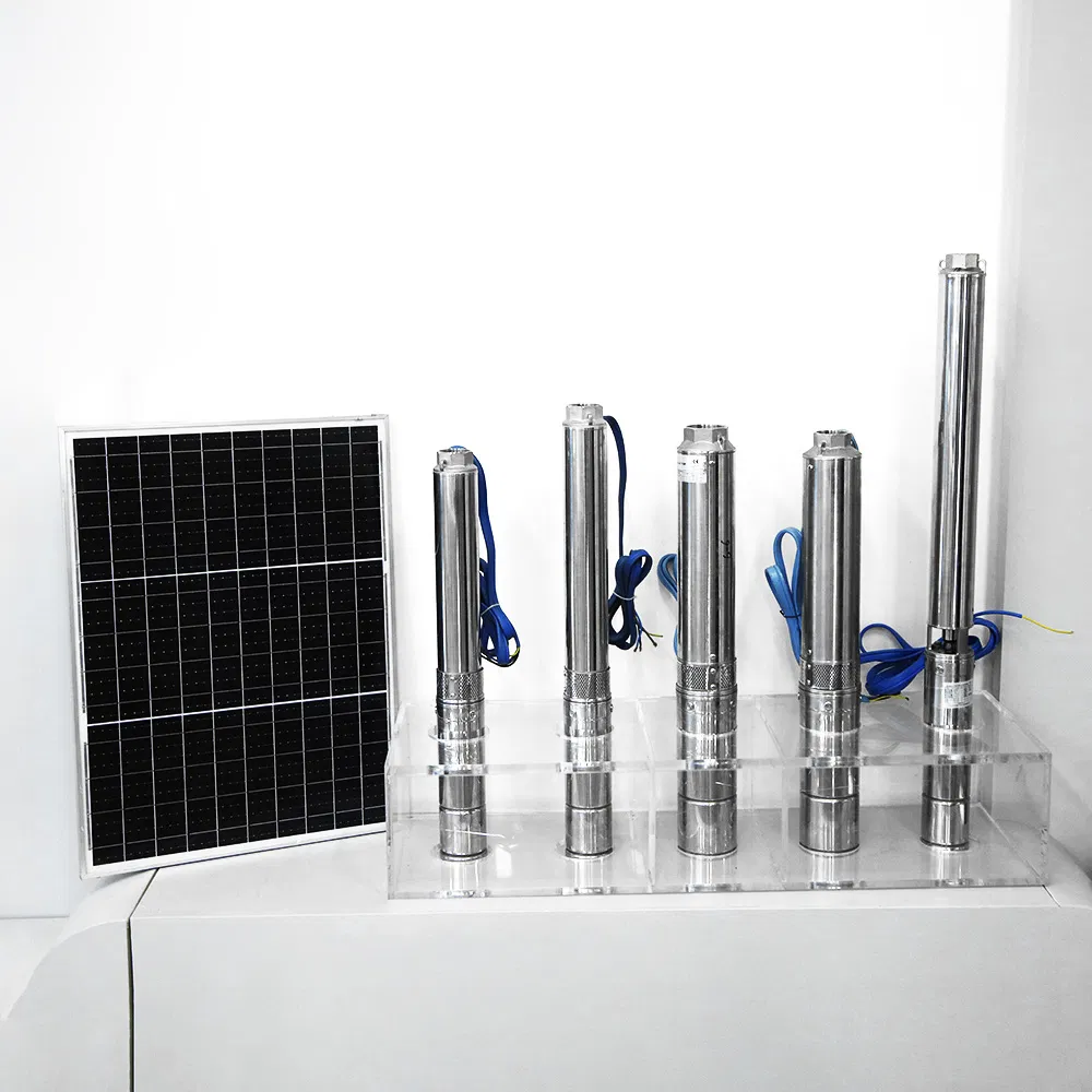 AC/DC Solar Submersible Borehole Water Pumps Used for Deep Well