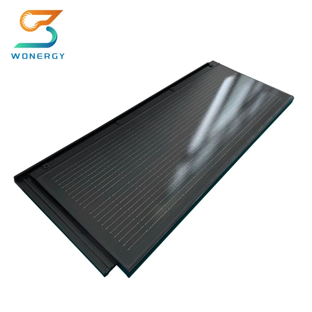 CE Europe BIPV Solar Installation Double Glass 3.2mm German Solar Roof Tiles