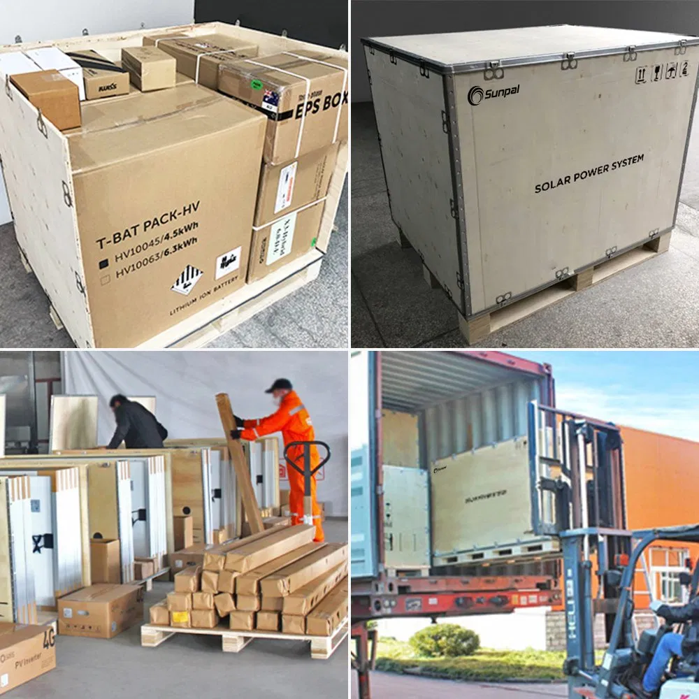 Sunpal Off Grid Solar Power Energy System 6kW 8kW 20kW 30kW Full Set Residential Solar Systems