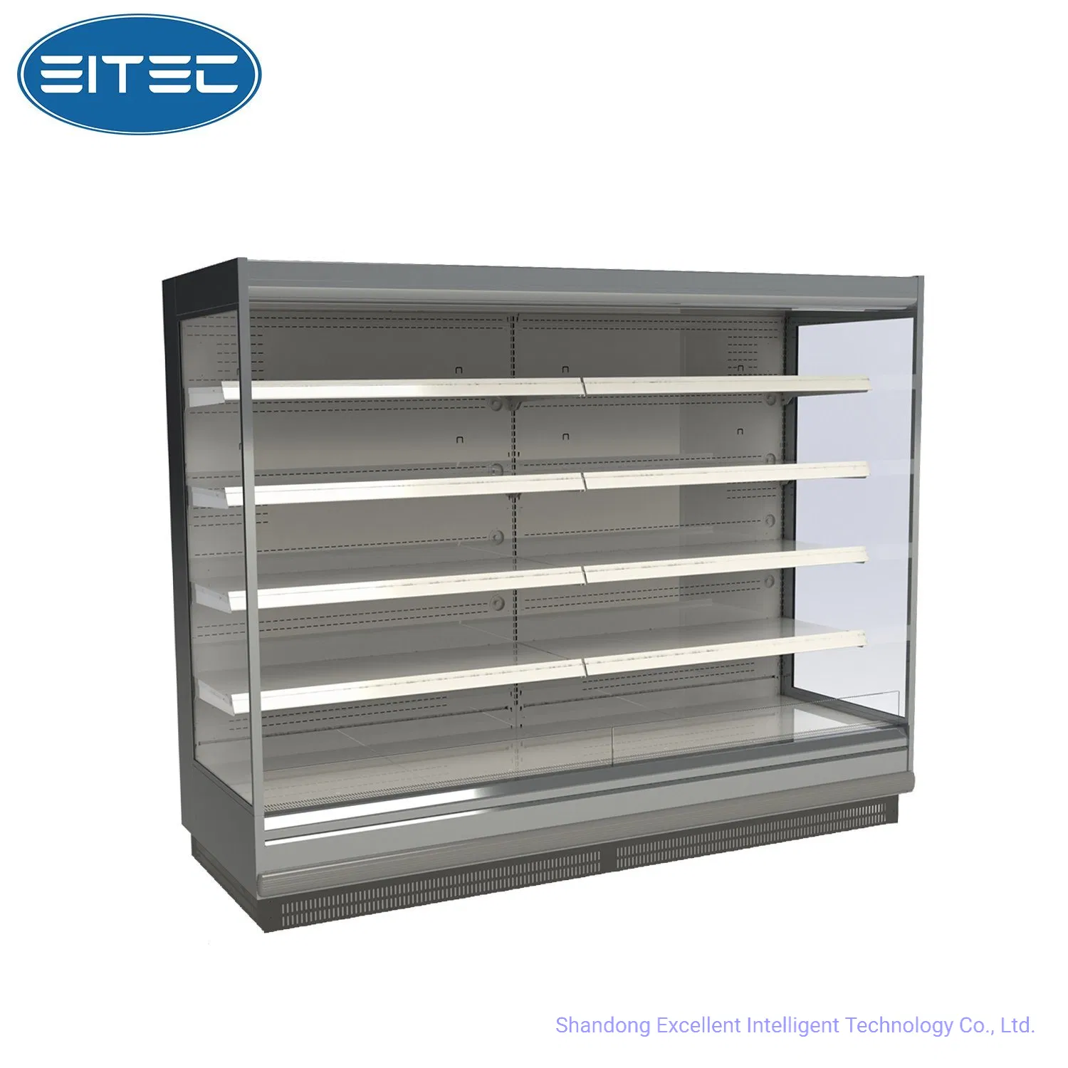 Supermarket Remote Type Multideck Display Cabinet Upright Carel Controller Commercial Refrigerator Freezer