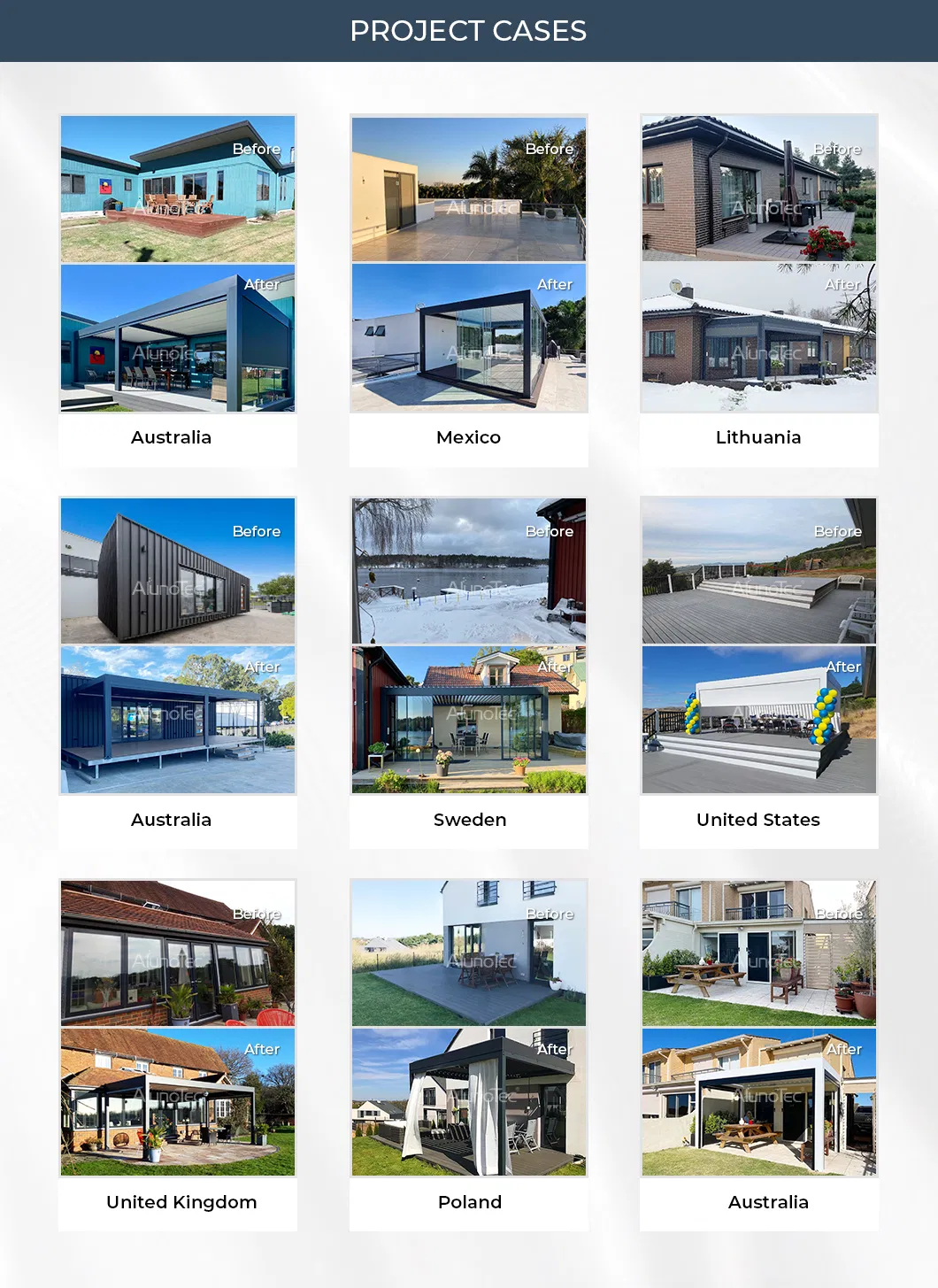 Terrace Roofing Option