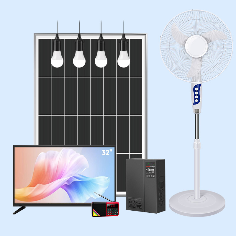 All-in-One Compact Solar Lighting Solution with Efficient 50W Power