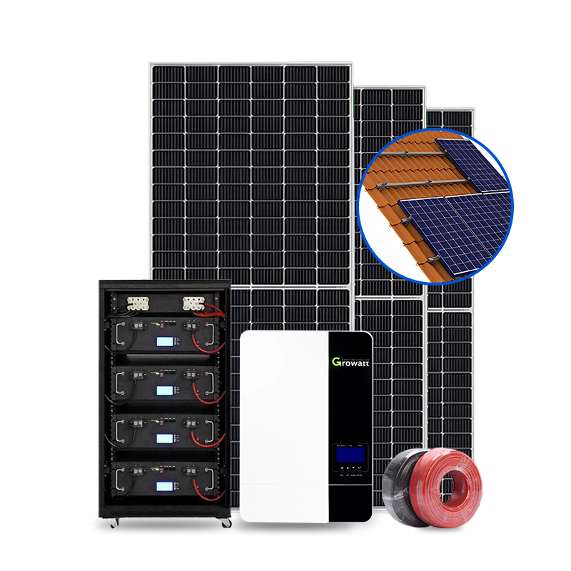 Factory Price off Grid 5kw 10kw Complete Photovoltaic Tied Solar Power Energy System Storage System Solar Panel PV Power Energy Home Modules System