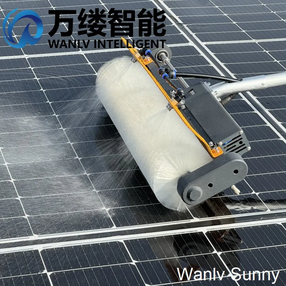 OEM Solar Panel Cleaning System Cost-Effective Solar Cleaning Solution Water-Fed Rotating Brush