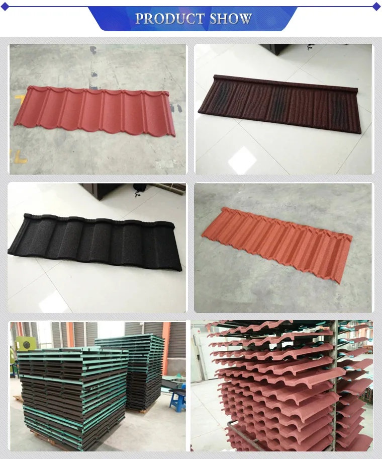Photovoltaic Stone Coated Steel Roof Tiles