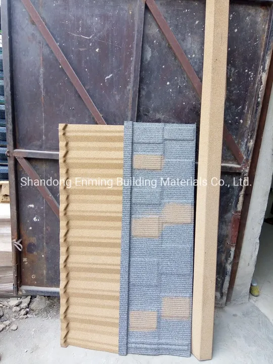Colorful Stone Coated Steel Roofing Tile