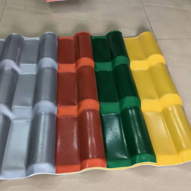 ASA UPVC Teja Solar Roof Tile Waterproof Heat Insulation Anti-Corrosion Telha De PVC Corrugated Roofing Sheet Tile for House Villa Carport Roofing