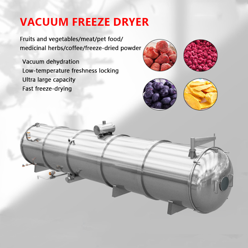 Fruit Commercial Industrial Freeze-Drying Machine Vegetable Vacuum Freeze Dryer