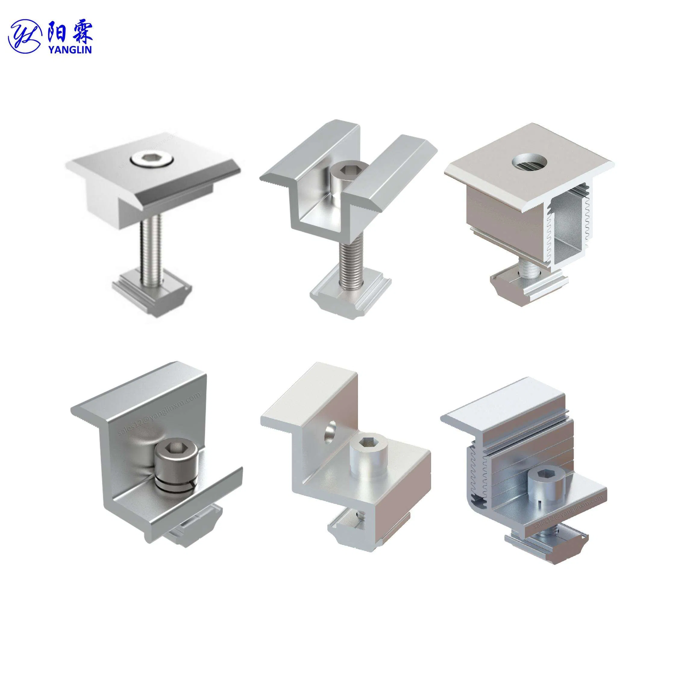 Solar Panel MID Clamp Solar Mounting System Roof Panel Mount Accessories