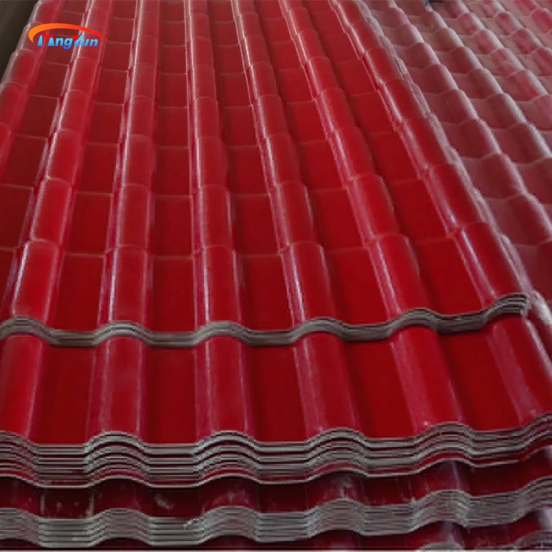 Anti-Corrosive Low Prices Synthetic Step Style Energy Solar PVC Roof Tile