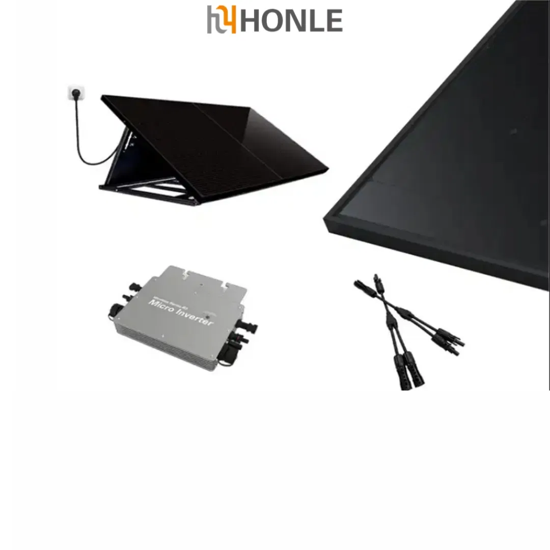 China Goods Factory Price Residential Solar Panel with Micro Inverter 400W Home Solar Power System Roof Balcony Energy for Home Use