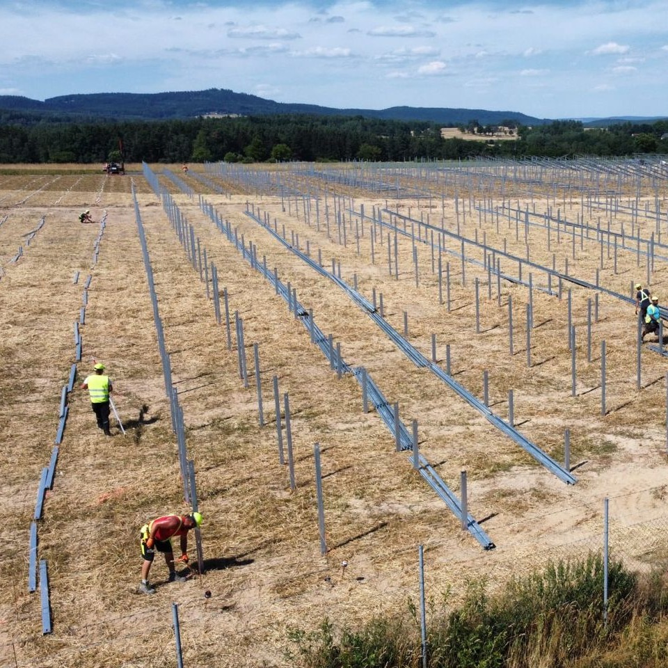 Solar Panel Rack PV Panels Array Mounting by Aluminum or Steel