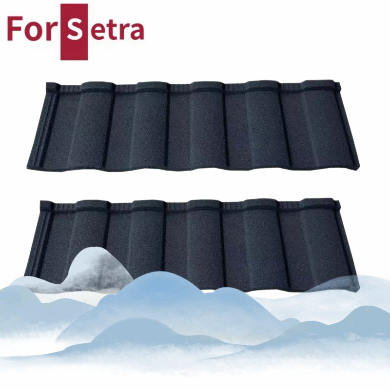 Eco House Villa Rooftop Corrugated Roof Sheet Solar Roman Roof Tiles Photovoltaic