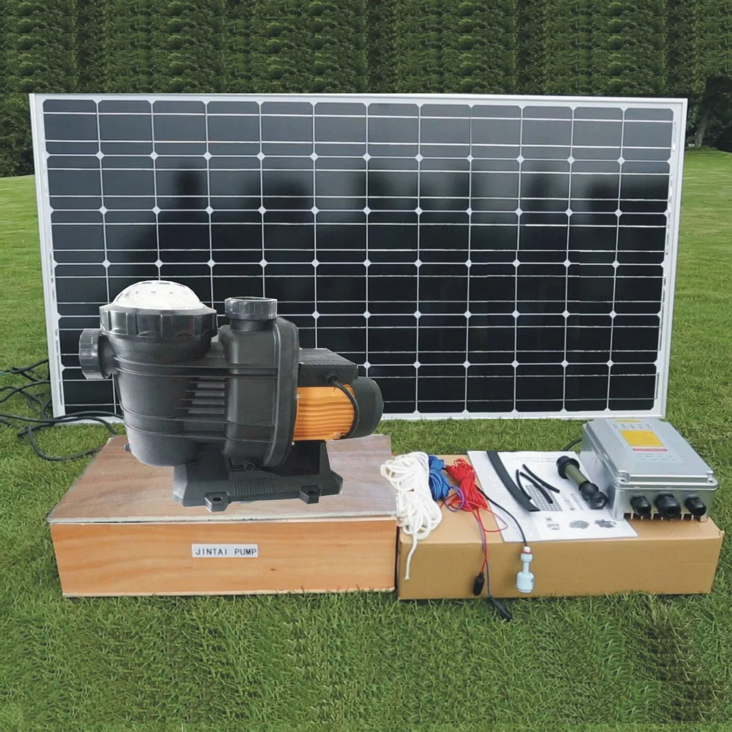 1HP, 2HP, 3HP, 5HP Solar Powered DC Submersible Deep Well Water Pumps