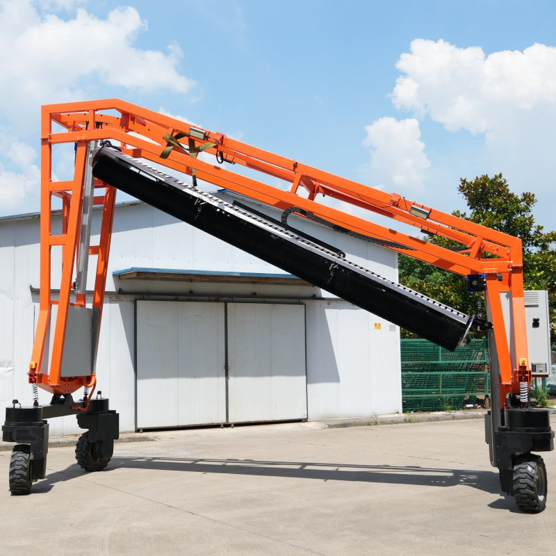 High-End Driverless Solar Panel Cleaning Robot with Visual Monitoring and Inspection