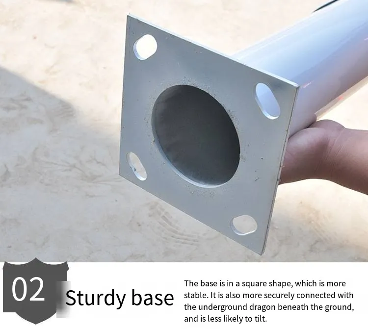 Solar LED Light Pole