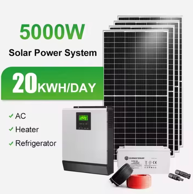 Complete Set Solar Energy House System 15kw 20kw off Grid Residential Solar Power System for Home 20kw