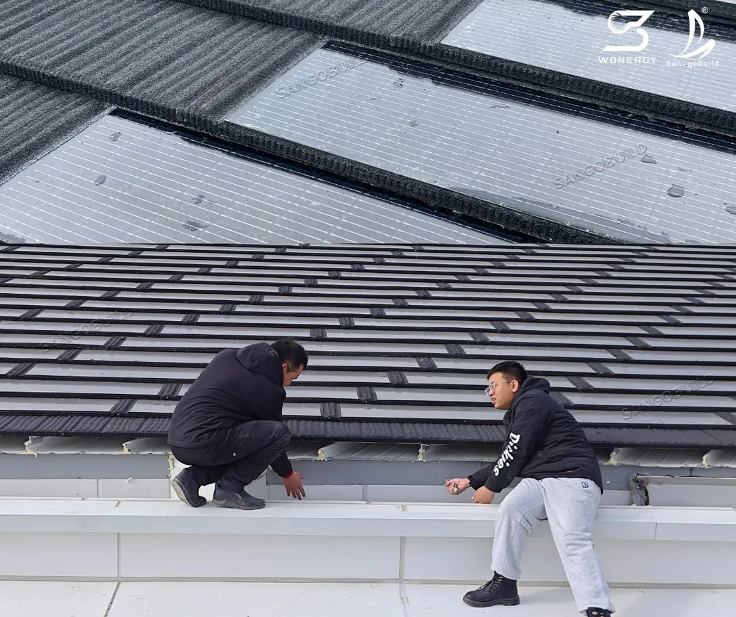 Metal Solar Roof Tiles Details