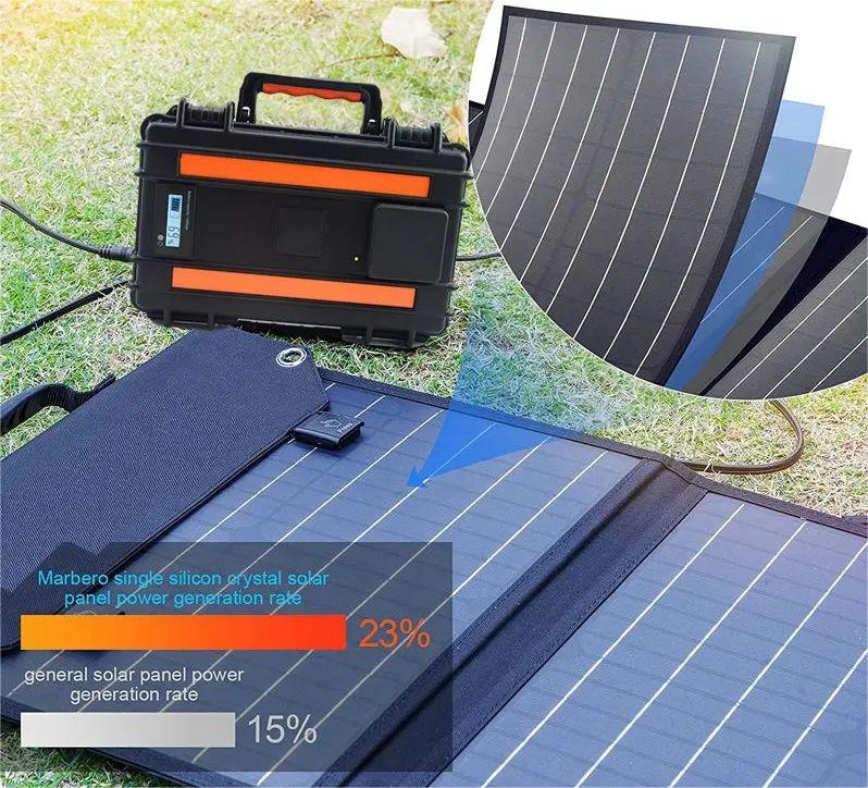 OEM 100W Solar Panel Portable Mobile Charger 100W Flexible Charger Solar Panels Monocrystalline Silicon