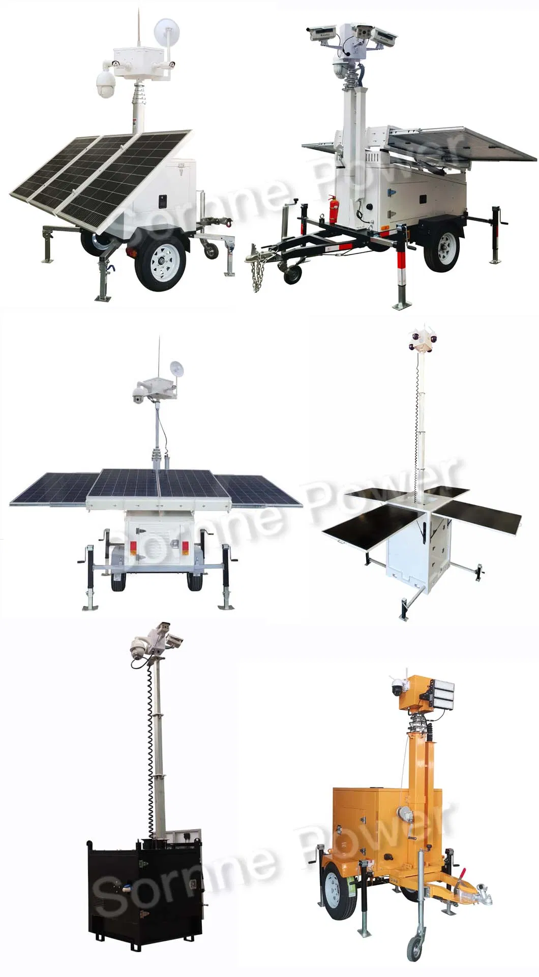 Solar Mobile Surveillance Trailer Details