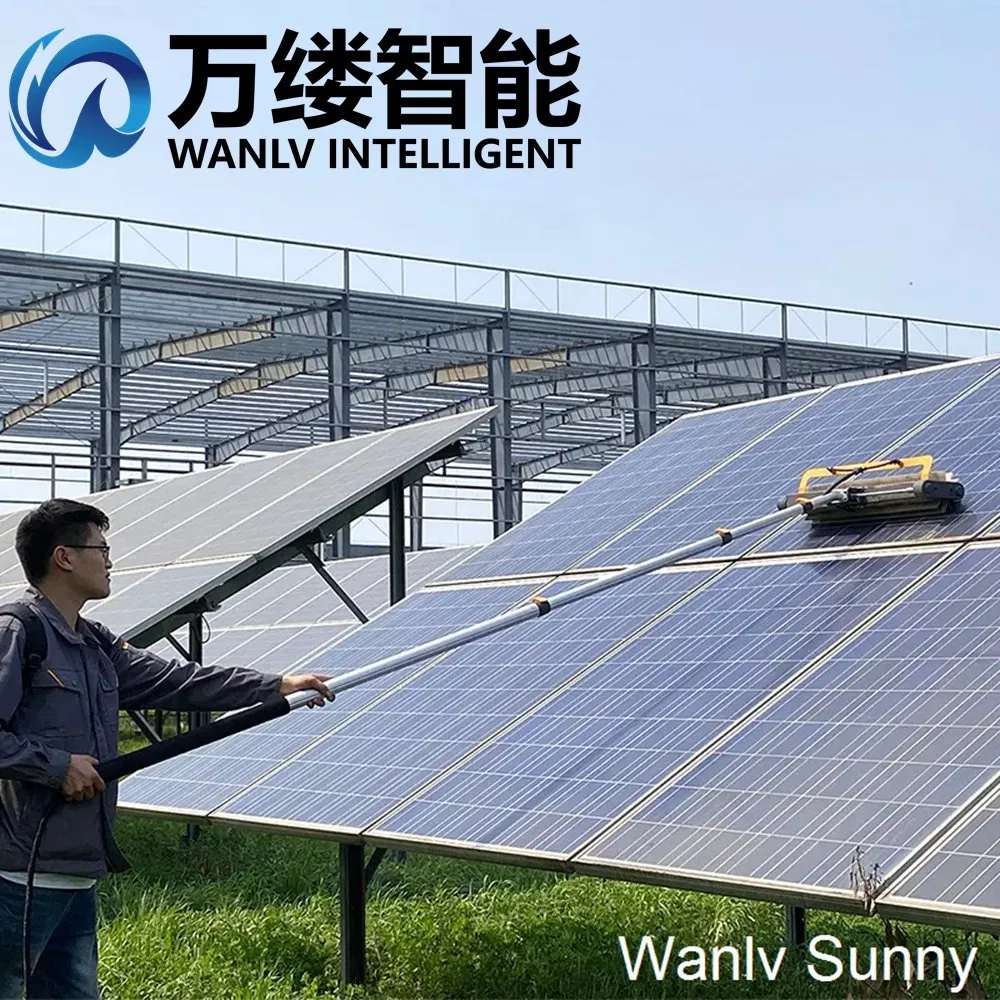 OEM Solar Panel Cleaning System Cost-Effective Solar Cleaning Solution Water-Fed Rotating Brush