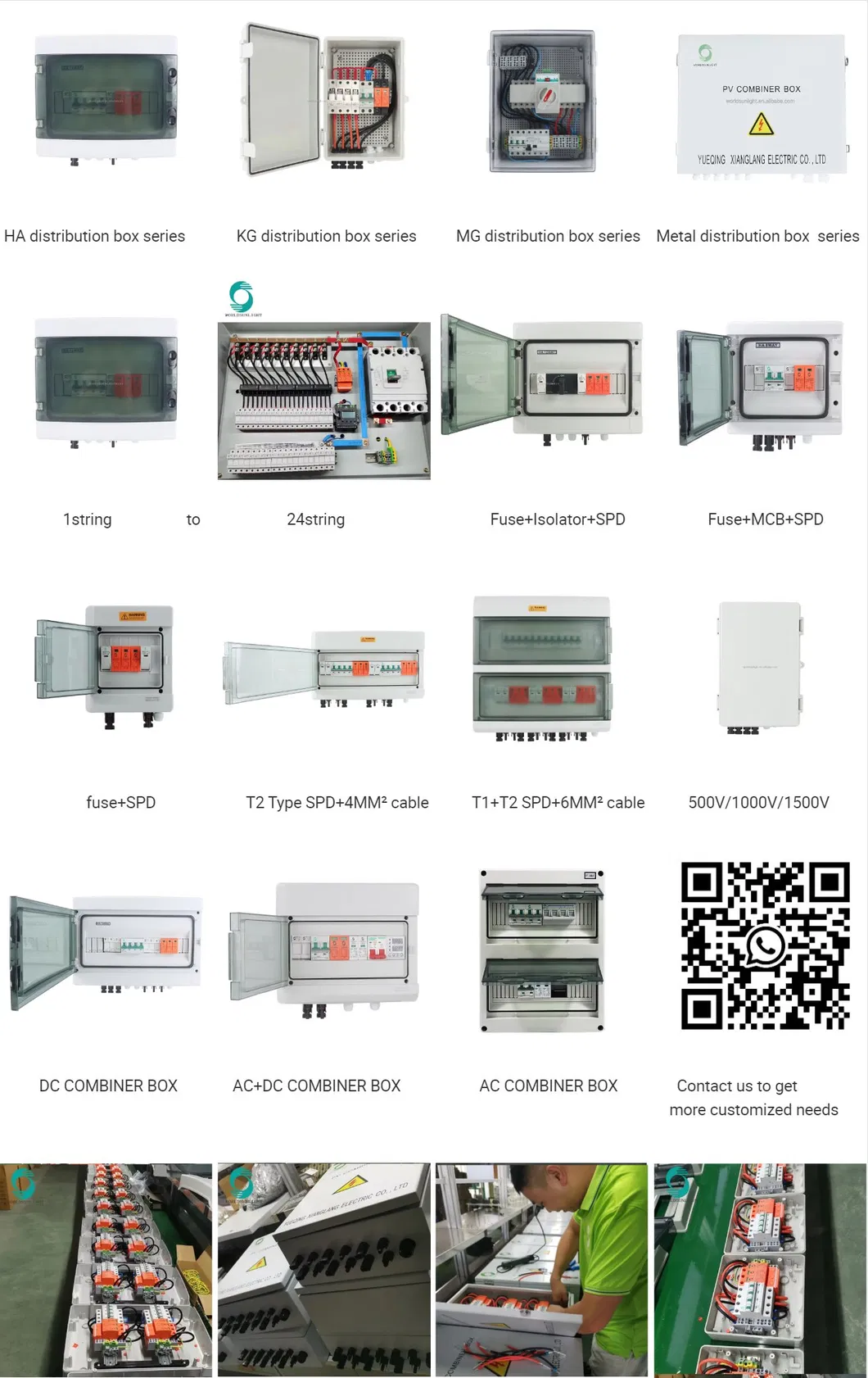 PV Combiner Box 20 in 1 out