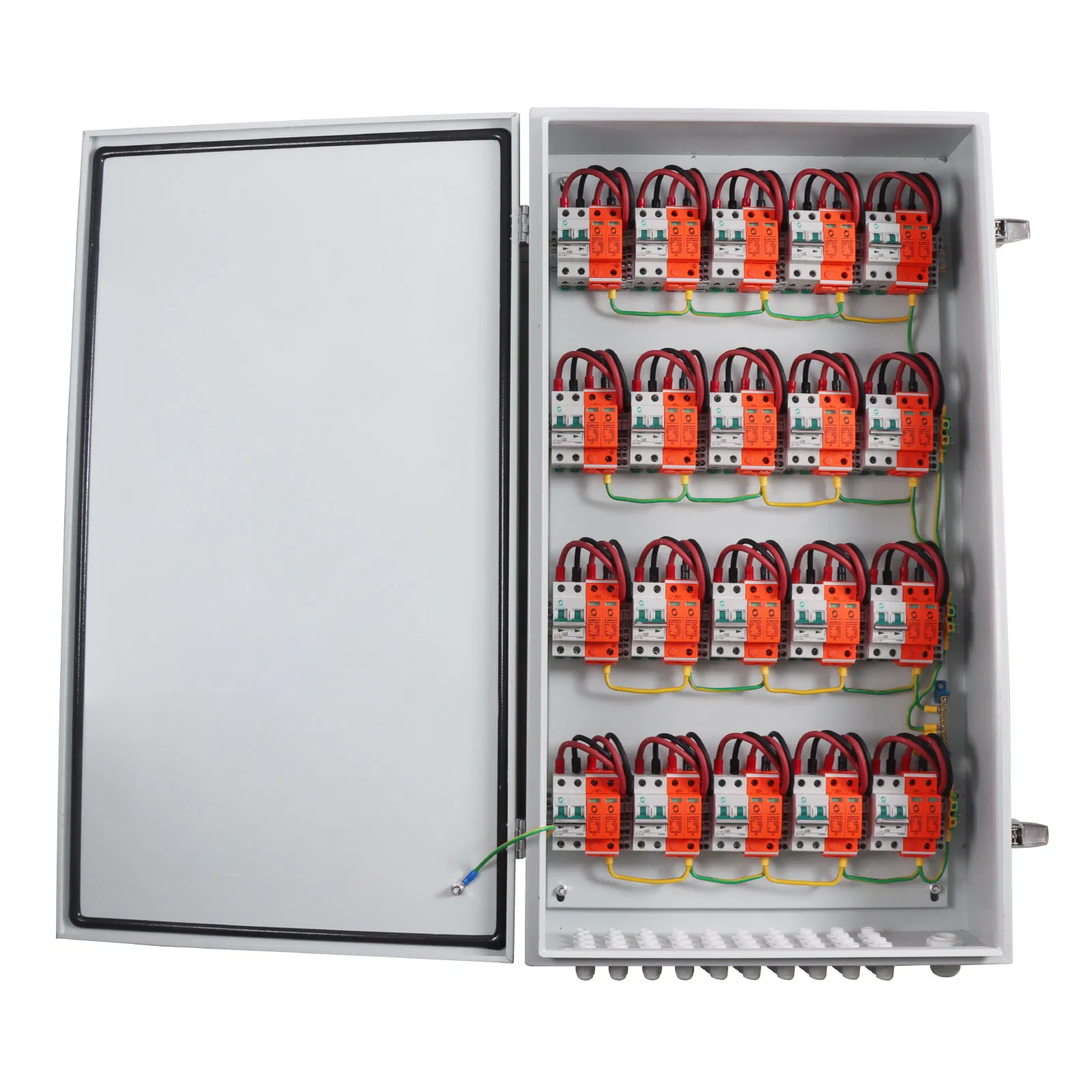 Wsdb-PV20/1 PV Combiner Box DC 20 in 1 out 20 String 1000V PV Array Combiner Box for Solar Panel Power System Battery System with Diode and Monitoring