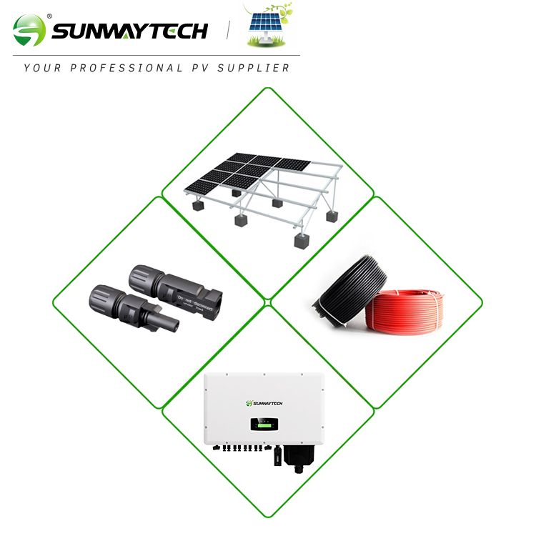 50kw Solar Panel Solar Panel System for Home on Grid EU Grid Tied Solar Home System 20kw 50kw 100kw