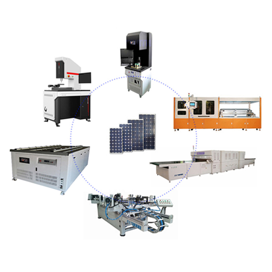 10MW Solar Module Manufacturing Equipment Semi Auto PV Panel Production Line