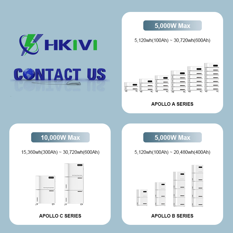 Hybrid Solar Energy System Stackable LiFePO4 Battery Storage All-in-One 5-30kw Complete Kit