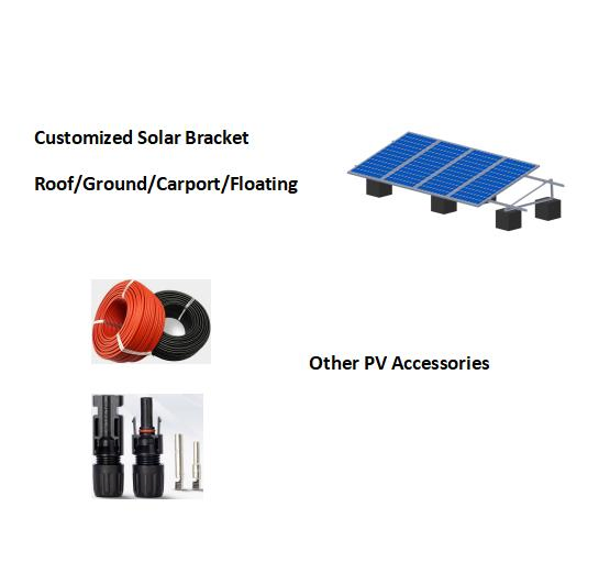 Reliable Solar Power System Kit for Residential Hybrid off-Grid on-Grid System