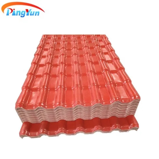 Latest Fashion Spanish Style Brick PVC Solar Panels Roof Tiles