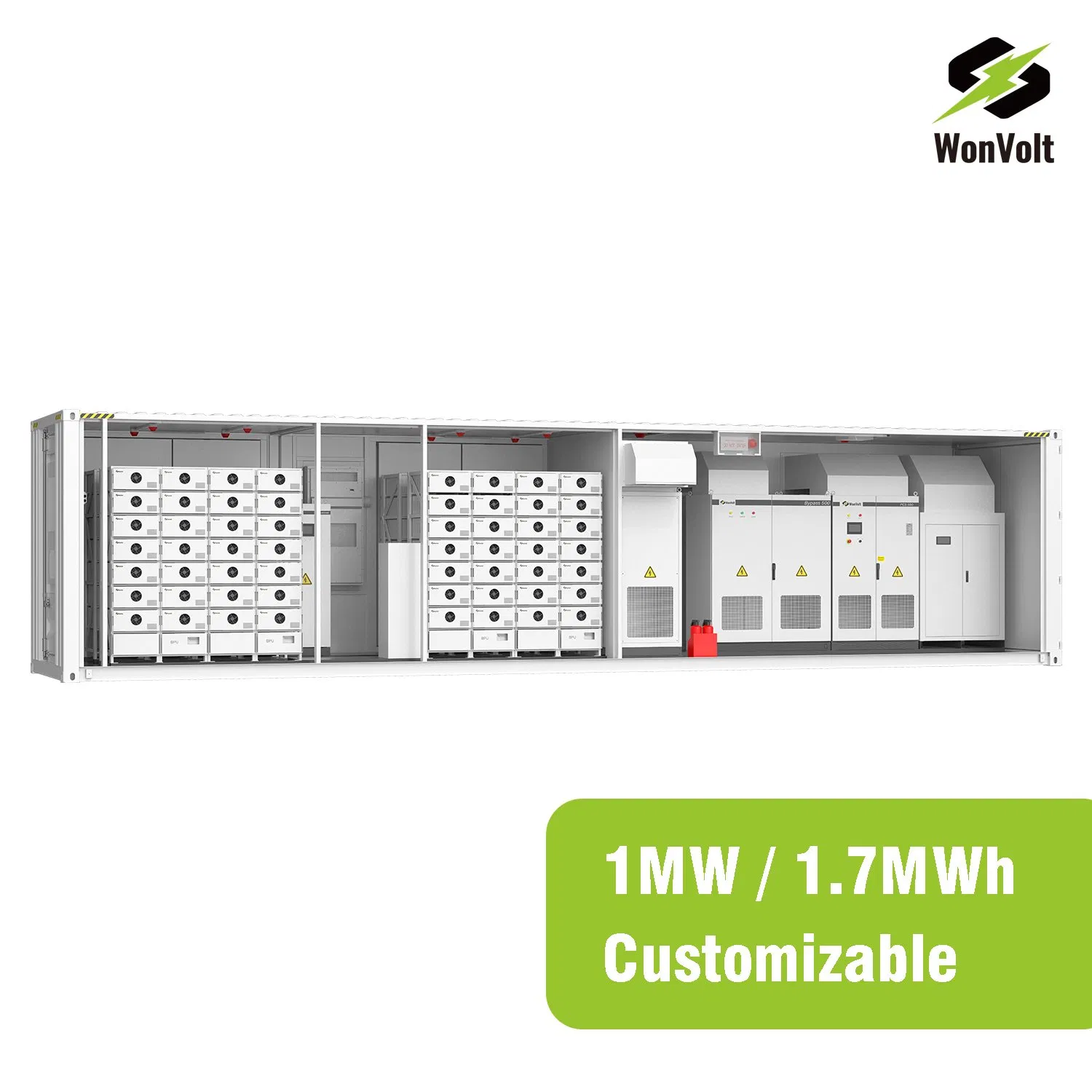 1MW/2mwh Industrial Ess - Ideal for Factories, Warehouses &amp; Microgrids