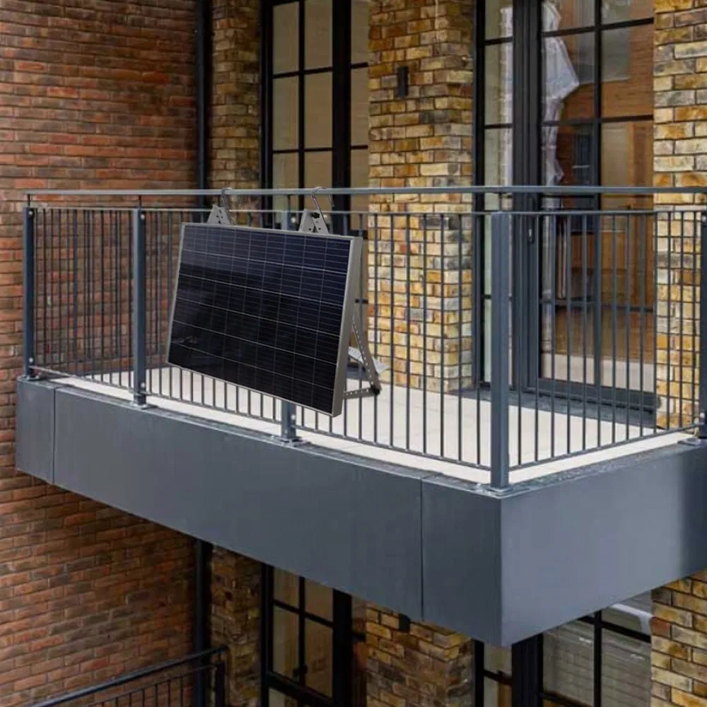 Balcony Panel PV Solar 600 Watt on-Grid System 800W Germany Grid Tied Balcony Garden Flexible Solar System Kit