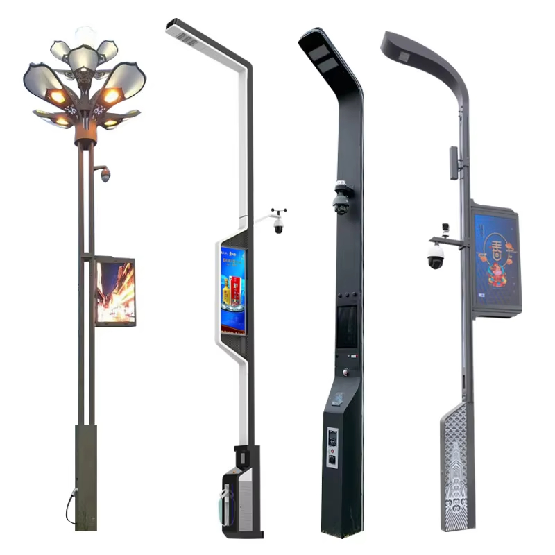 Solar-Powered IoT Smart Light Pole with Multi-Functions for Smart Cities