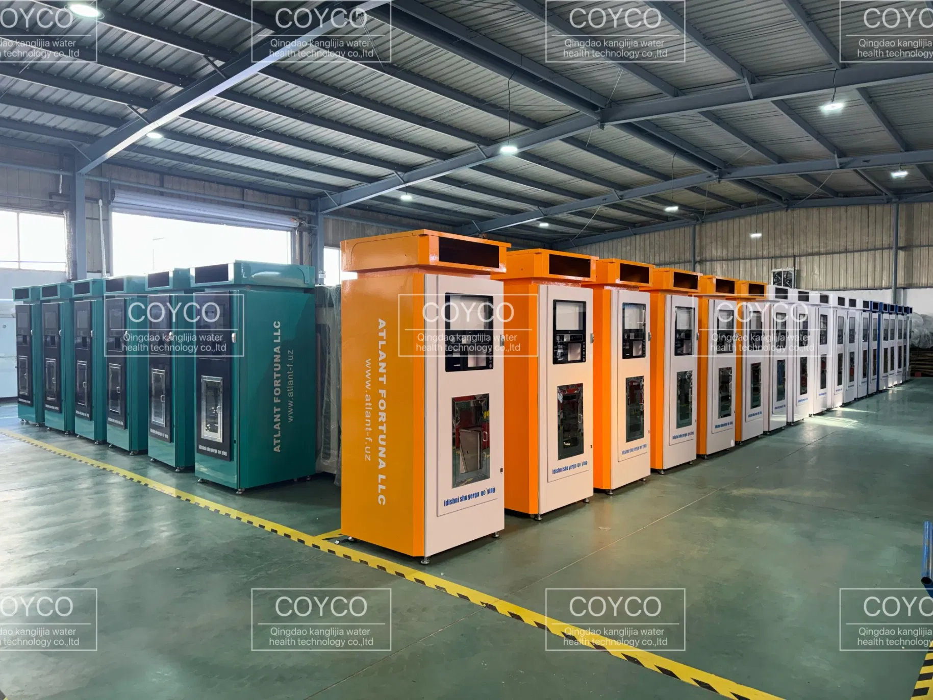 New Commercial Healthy Coin Qr Water Water Vending Machine with Reverse Osmosis System Purified Water Dispenser Cold Water Mineral Water