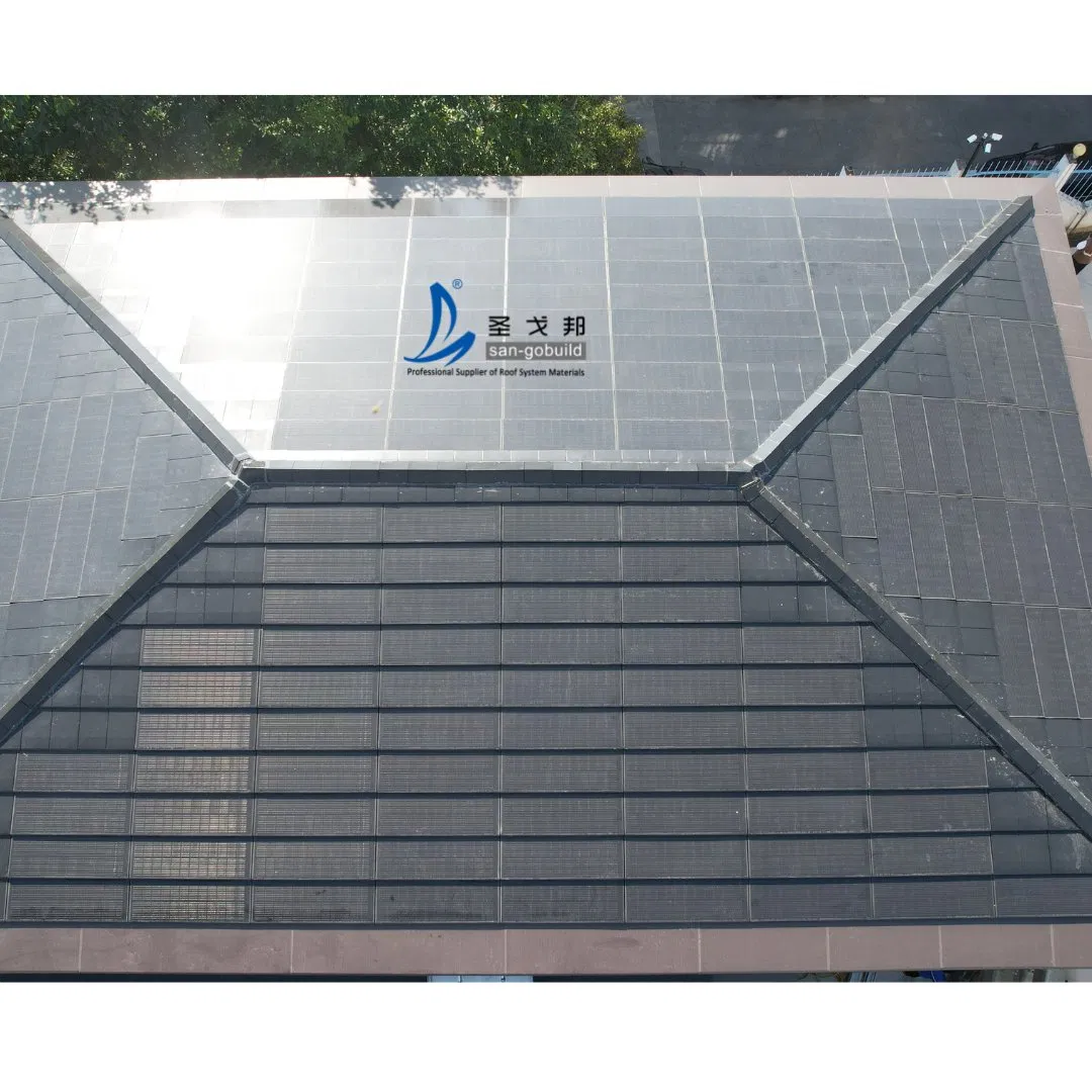 Sustainable Building Integrated Solar Shingle Roof Tiles Photovoltaic
