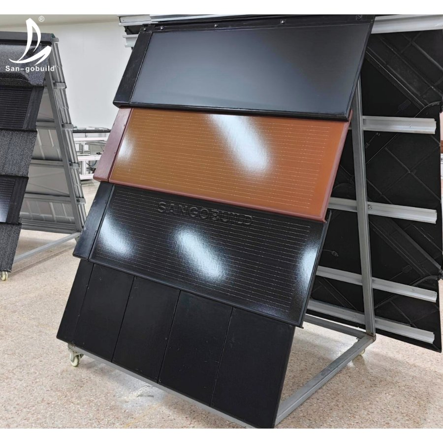 BIPV Modular Solar Panel Green Energy Building Material Photovoltaic Solar Roof Tile