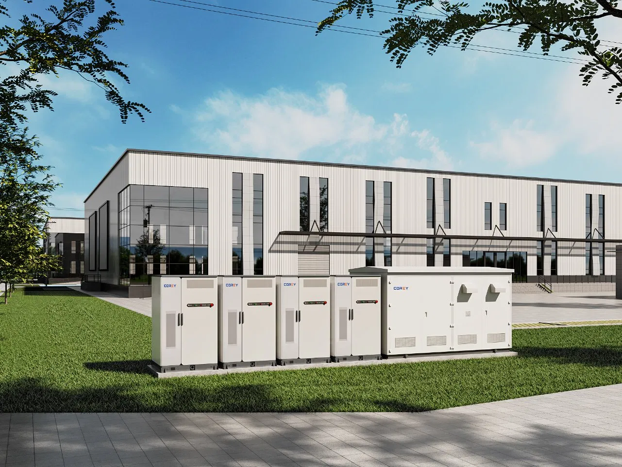 in Stock in Europe 233kwh Lithium Battery Solar Energy System 105kw 215kwh 233kwh Battery Energy Storage System Bess Container