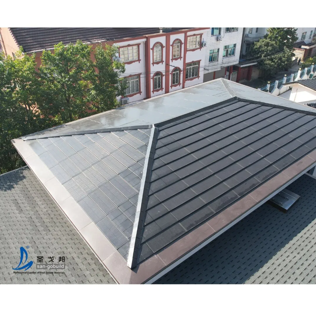 Sustainable Building Integrated Solar Shingle Roof Tiles Photovoltaic